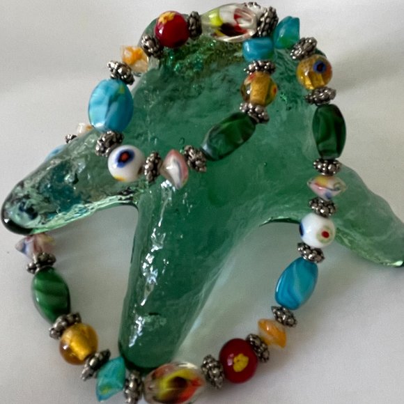 Source Unknown Multicolor Beaded Necklace - Picture 2 of 6